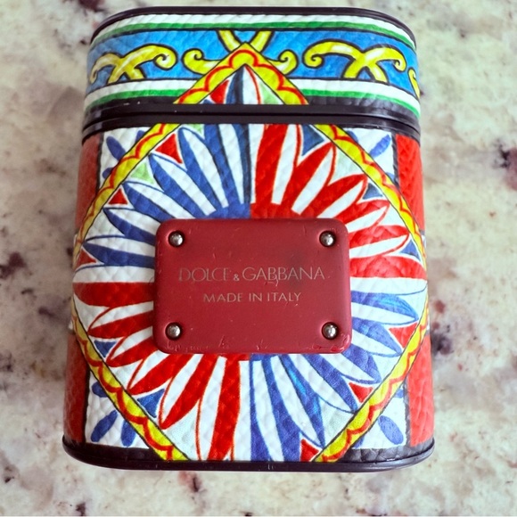 Dolce & Gabbana Handbags - Dolce & Gabbana Logo Apple AirPods 2 Headphones Multi Color Leather Case…